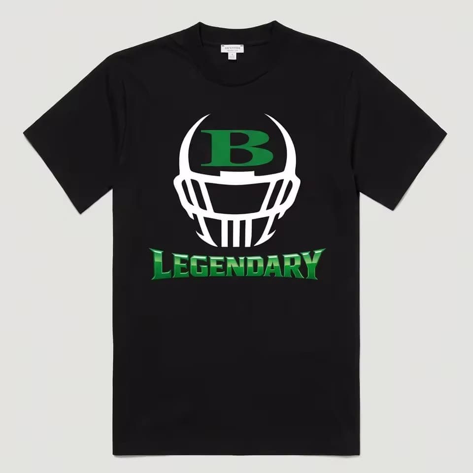 Emerald Gridiron Crest Tee