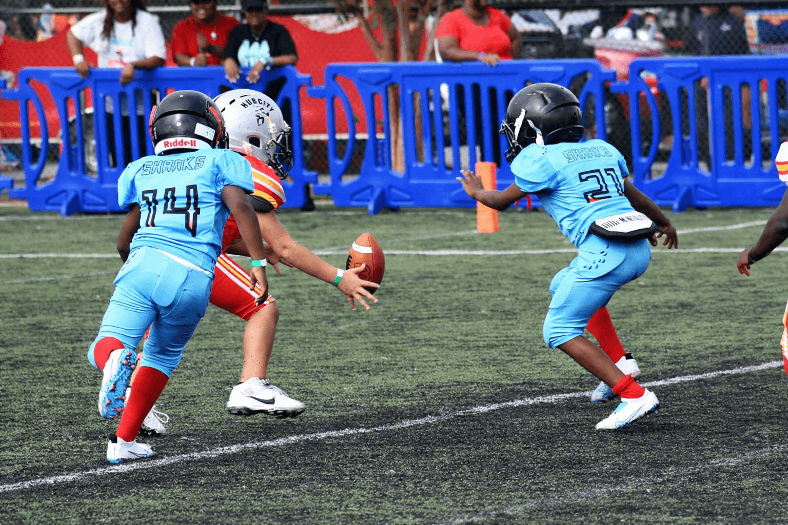 Youth football program action