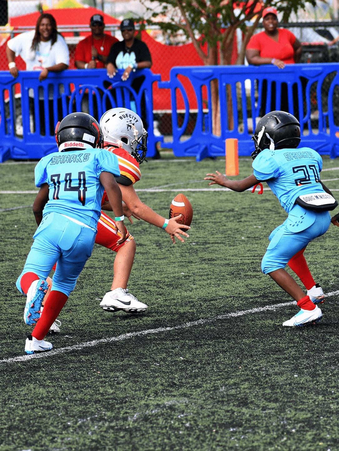 Youth football program action