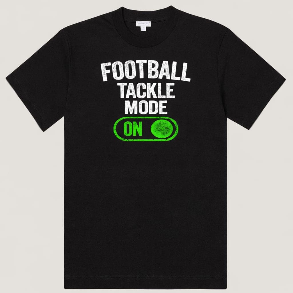 Football Tackle Mode Tee