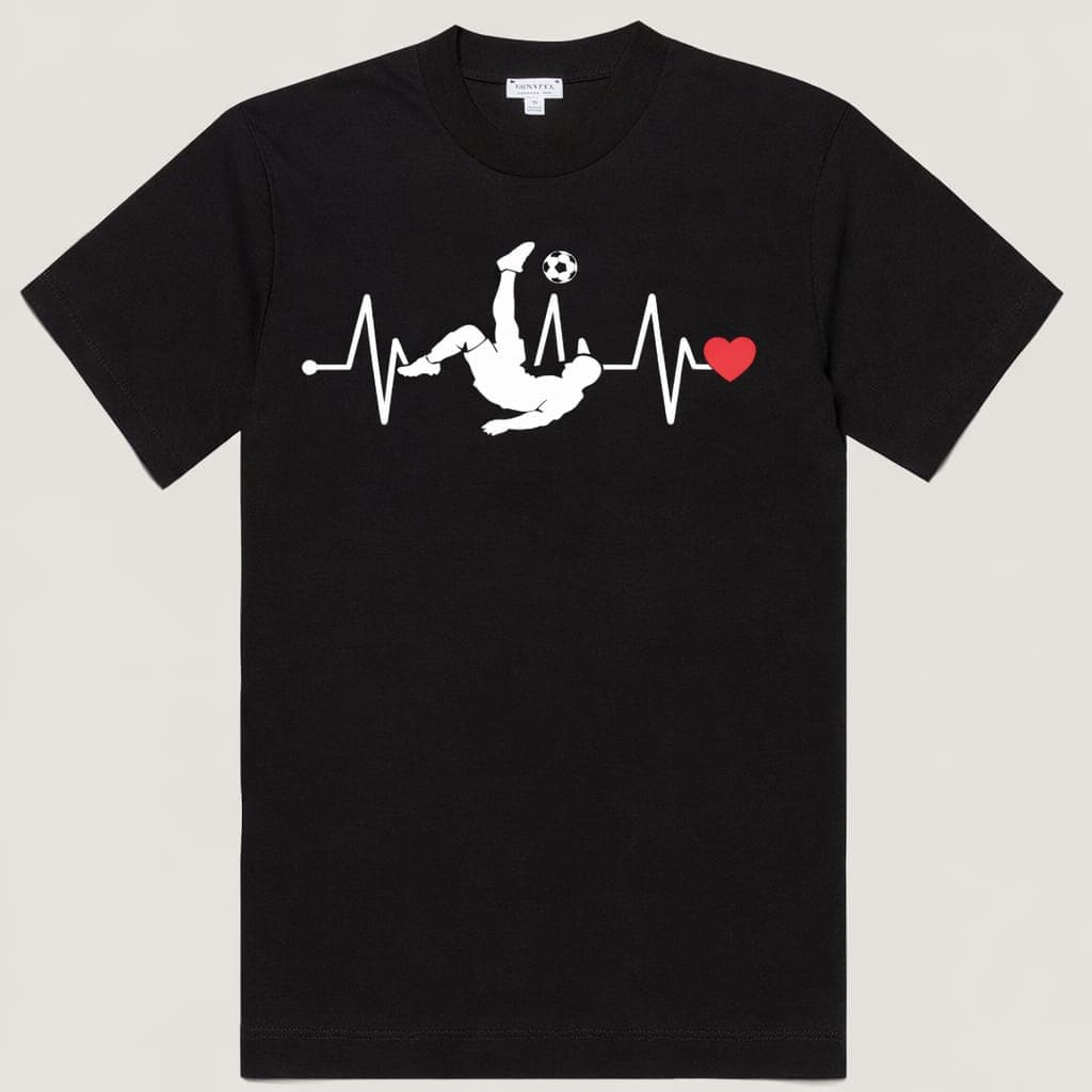 Soccer Heartbeat Tee